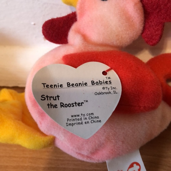 Retired Ty Beanie Baby Strut & Teenie - Picture 7 of 8